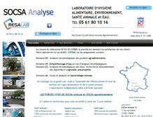 Tablet Screenshot of analyses.socsa.fr